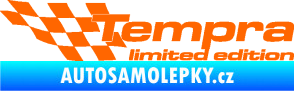 Samolepka Tempra limited edition levá Fluorescentní oranžová