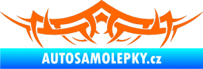 Samolepka Tetování 003 Fluorescentní oranžová