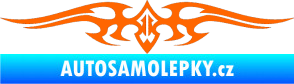 Samolepka Tetování 018 Fluorescentní oranžová