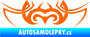 Samolepka Tetování 026 Fluorescentní oranžová