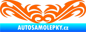 Samolepka Tetování 036 Fluorescentní oranžová