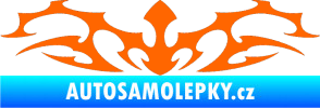 Samolepka Tetování 043 Fluorescentní oranžová