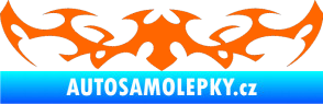 Samolepka Tetování 046 Fluorescentní oranžová