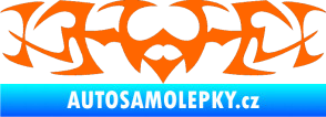 Samolepka Tetování 047 Fluorescentní oranžová