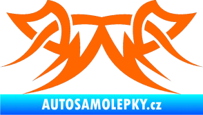 Samolepka Tetování 064 Fluorescentní oranžová