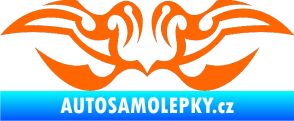 Samolepka Tetování 066 Fluorescentní oranžová