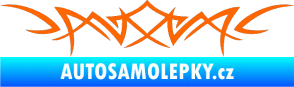 Samolepka Tetování 068 Fluorescentní oranžová