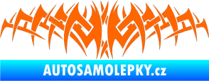 Samolepka Tetování 075 Fluorescentní oranžová