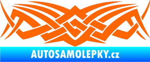 Samolepka Tetování 076 Fluorescentní oranžová
