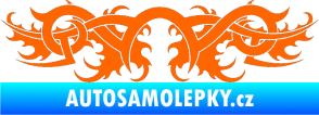 Samolepka Tetování 079 Fluorescentní oranžová