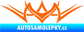 Samolepka Tetování 094 Fluorescentní oranžová