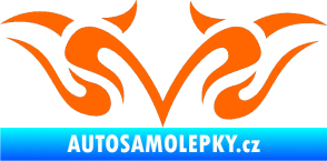 Samolepka Tetování 129 Fluorescentní oranžová