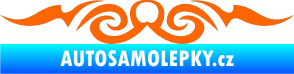 Samolepka Tetování 133 Fluorescentní oranžová
