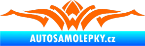 Samolepka Tetování 140 Fluorescentní oranžová