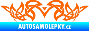 Samolepka Tetování 152 Fluorescentní oranžová