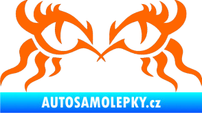 Samolepka Tetování 183 oči Fluorescentní oranžová