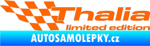 Samolepka Thalia limited edition levá Fluorescentní oranžová