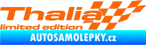 Samolepka Thalia limited edition pravá Fluorescentní oranžová