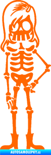 Samolepka The Bone Family Slečna Fluorescentní oranžová