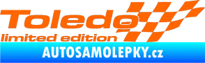 Samolepka Toledo limited edition pravá Fluorescentní oranžová