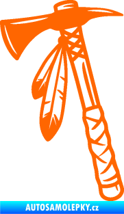 Samolepka Tomahawk 001 levá Fluorescentní oranžová