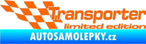 Samolepka Transporter limited edition levá Fluorescentní oranžová