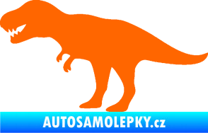 Samolepka Tyrannosaurus Rex 001 levá Fluorescentní oranžová