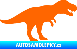 Samolepka Tyrannosaurus Rex 001 pravá Fluorescentní oranžová
