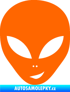 Samolepka UFO 003 pravá Fluorescentní oranžová
