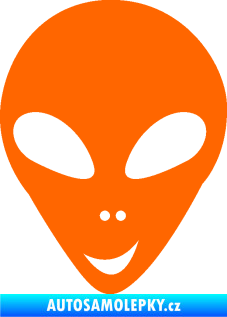 Samolepka UFO 004 levá Fluorescentní oranžová