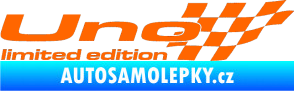Samolepka Uno limited edition pravá Fluorescentní oranžová