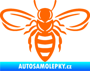 Samolepka Včela 002 Fluorescentní oranžová