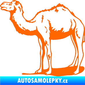Samolepka Velbloud 001 levá Fluorescentní oranžová
