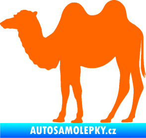 Samolepka Velbloud 003 levá Fluorescentní oranžová