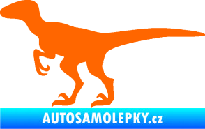 Samolepka Velociraptor 001 levá Fluorescentní oranžová