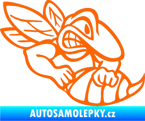 Samolepka Vosa pravá Fluorescentní oranžová