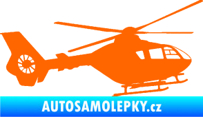 Samolepka Vrtulník 006 pravá Fluorescentní oranžová
