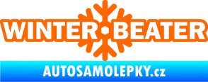 Samolepka Winter beater Fluorescentní oranžová