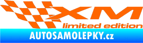 Samolepka Xm limited edition levá Fluorescentní oranžová