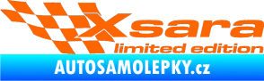 Samolepka Xsara limited edition levá Fluorescentní oranžová