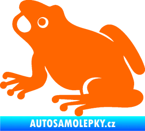 Samolepka Žába 007 levá Fluorescentní oranžová