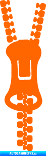 Samolepka Zip 001 levá Fluorescentní oranžová