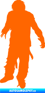 Samolepka Zombie 001 levá Fluorescentní oranžová