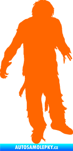 Samolepka Zombie 001 pravá Fluorescentní oranžová
