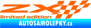 Samolepka ZX limited edition pravá Fluorescentní oranžová