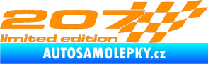 Samolepka 207 limited edition pravá oranžová