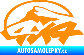 Samolepka 4x4 varianta 005 oranžová