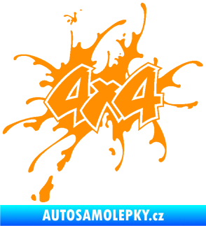 Samolepka 4x4 varianta 020 oranžová