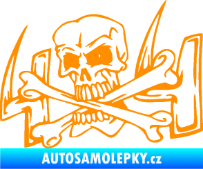 Samolepka 4x4 varianta 022 oranžová