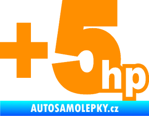 Samolepka + 5hp 003 oranžová